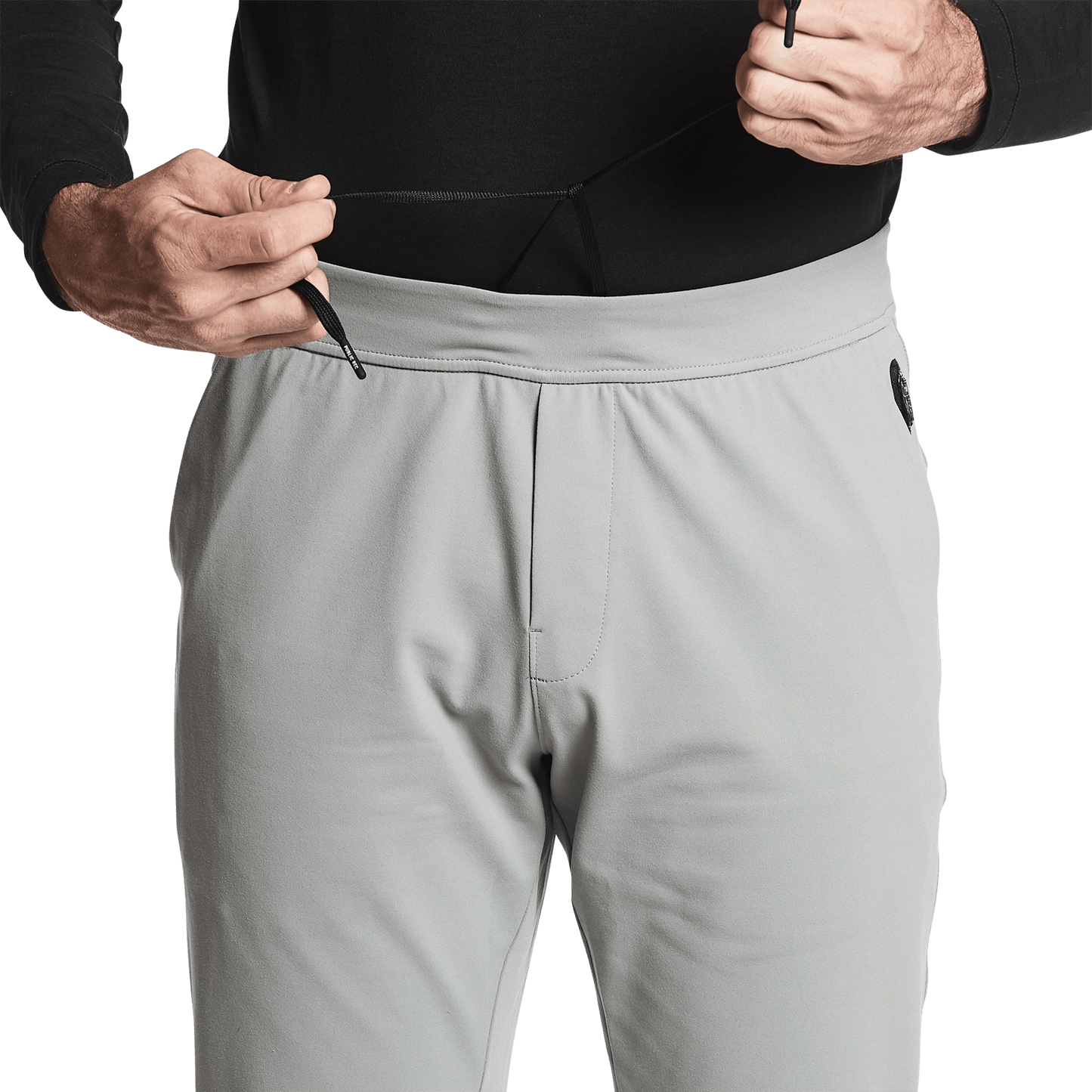 Men's Fog Gamechanger 5 Pocket Jogger Front Drawstring Angle.