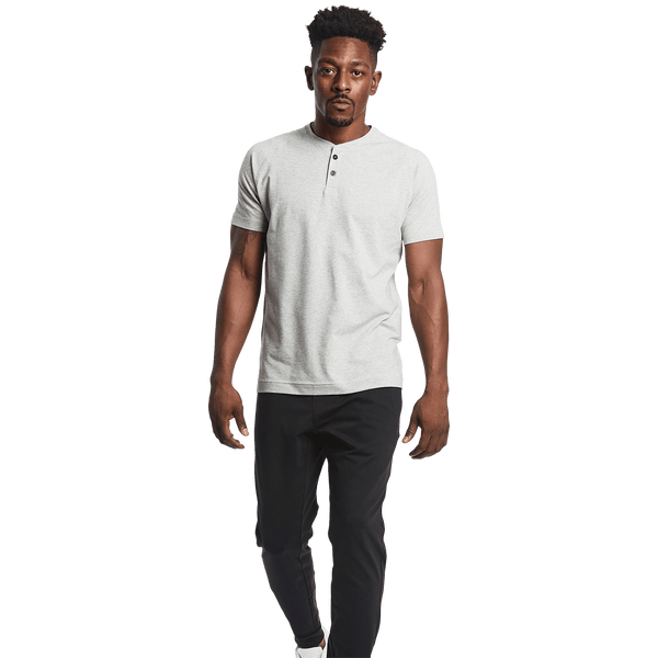 Men's Black Gamechanger 5 Pocket Jogger Front Full Body Angle.