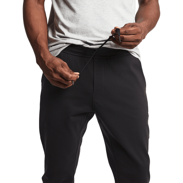 Men's Black Gamechanger 5 Pocket Jogger Drawstring Angle.