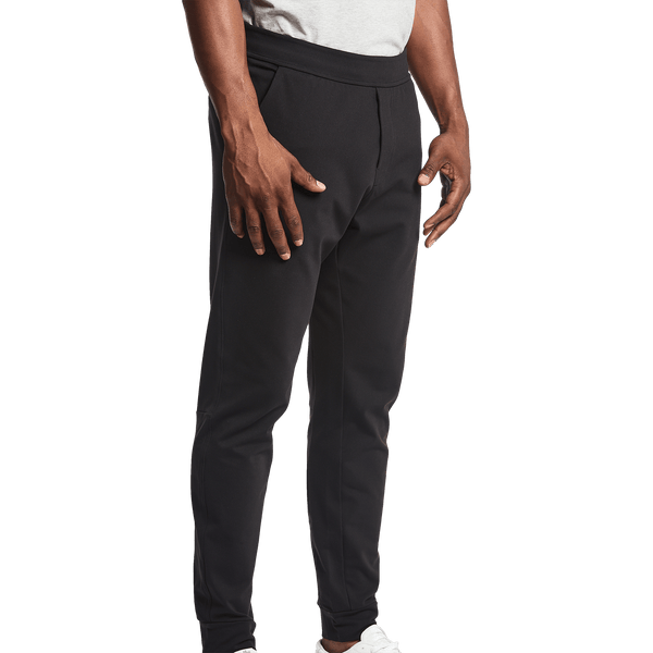 Men's Black Gamechanger 5 Pocket Jogger Front Side Angle.