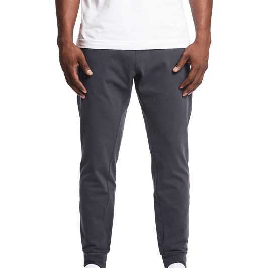 
                        Men's Stone Grey Gamechanger 5 Pocket Jogger Front Angle.
                      