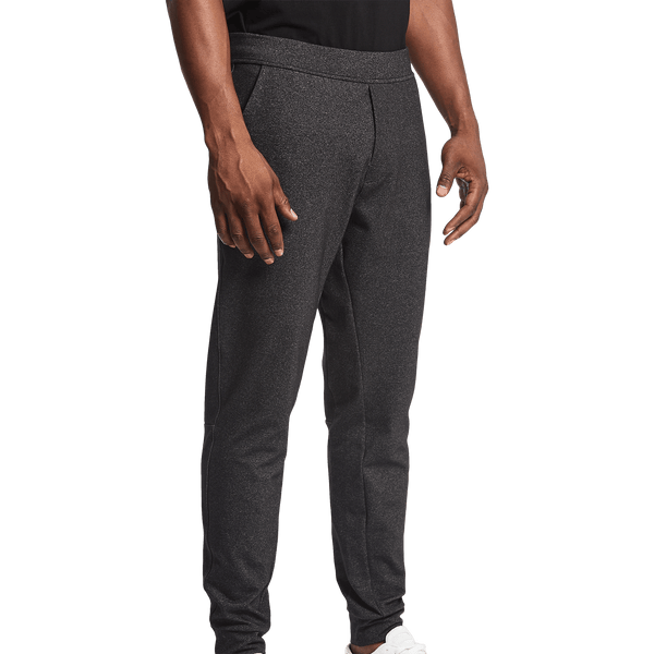 Men's Heather Charcoal Gamechanger 5 Pocket Jogger Front Side Angle.