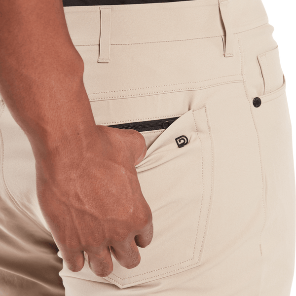 Sand Dealmaker Back Pocket Detail Angle.