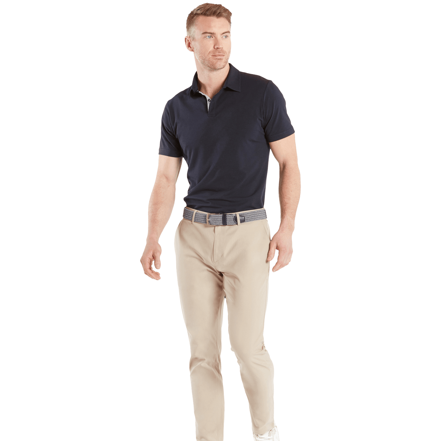 Men's Sand Dealmaker Chino Pant Front Full Body Angle.