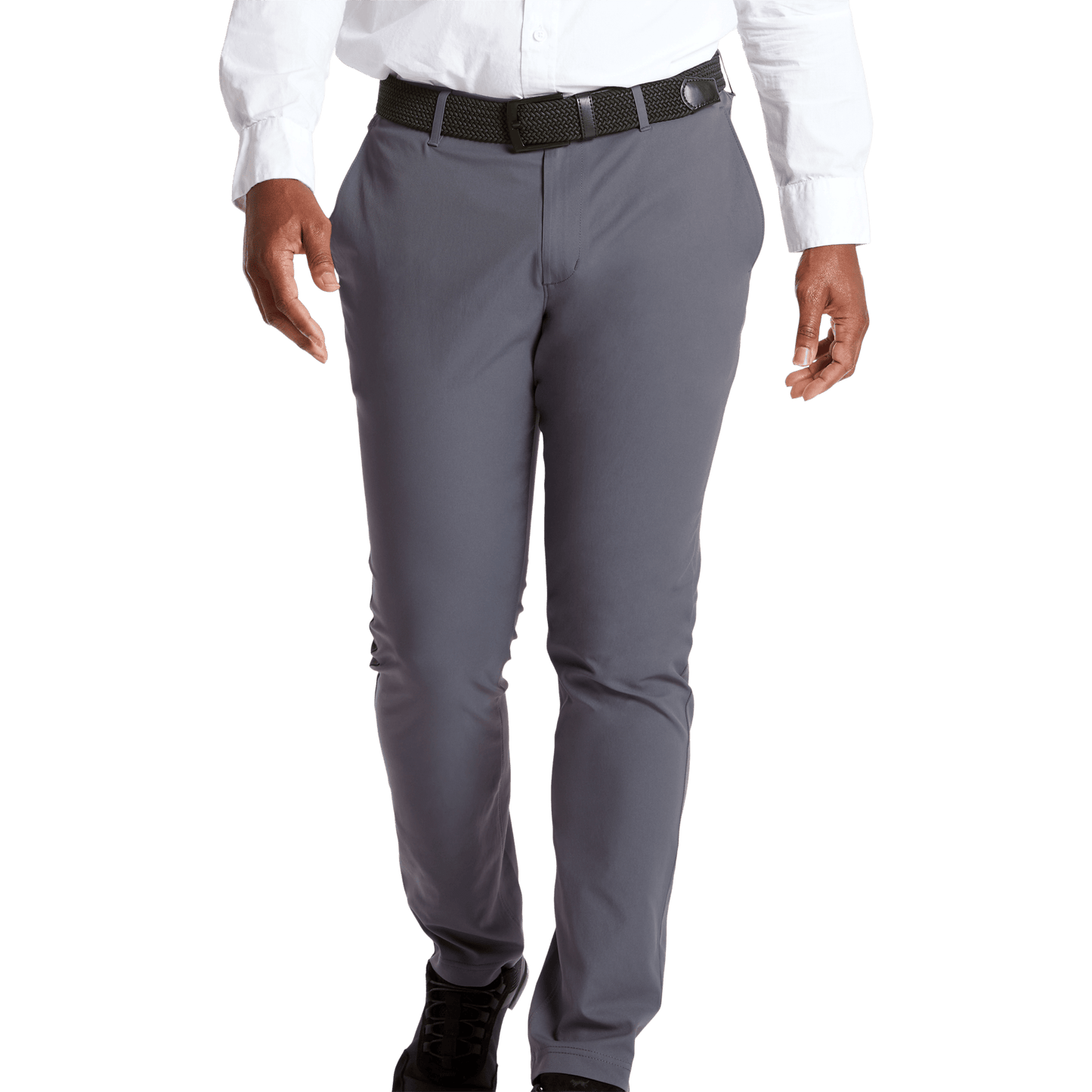 Men's Slate Dealmaker Chino Pant Front Angle.
