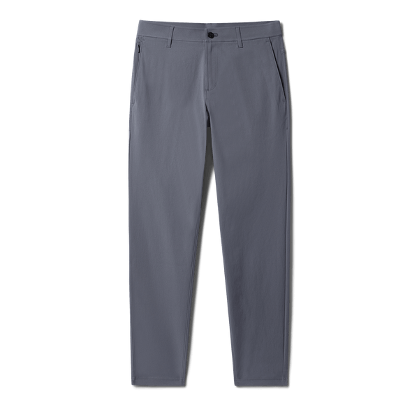 Men's Slate Dealmaker Chino Pant Flat Lay Angle.