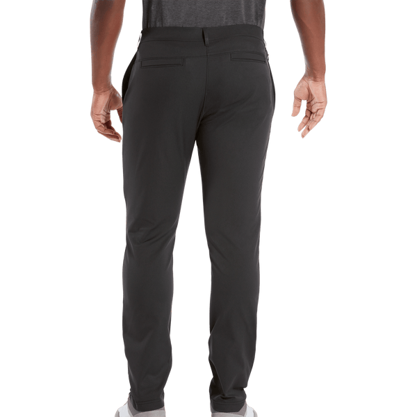 Men's Black Dealmaker Chino Pant Back Angle.