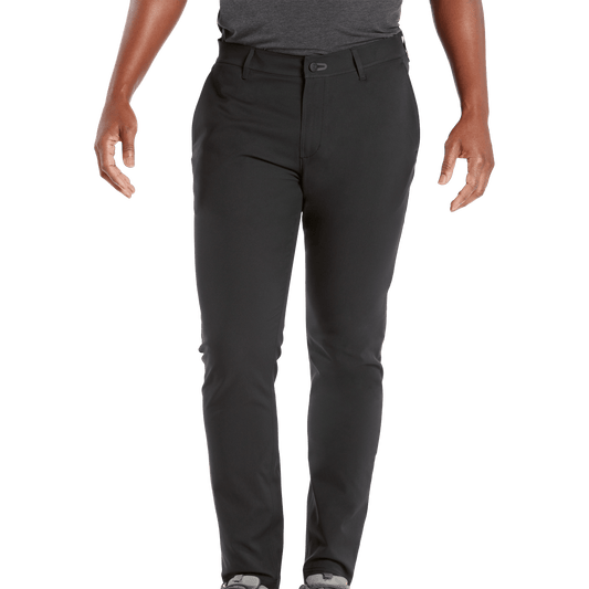 Men's Black Dealmaker Chino Pant Front Angle.