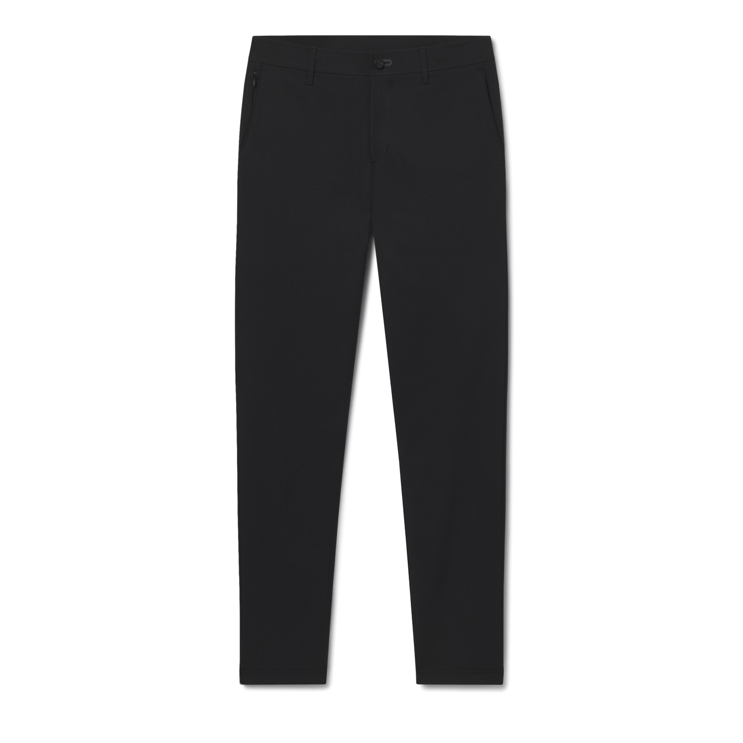 Men's Black Dealmaker Chino Pant Flat Lay Angle.