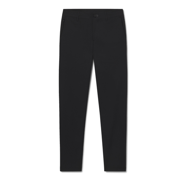 Men's Black Dealmaker Chino Pant Flat Lay Angle.