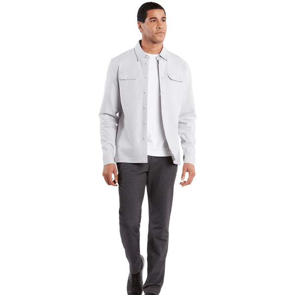 Heather Charcoal Gamechanger 5 Pocket Pants Front Full Body Angle.