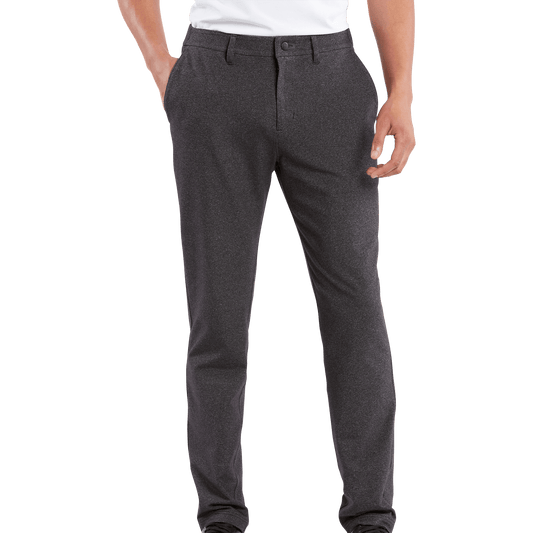 Heather Charcoal Gamechanger 5 Pocket Pants Front Angle.