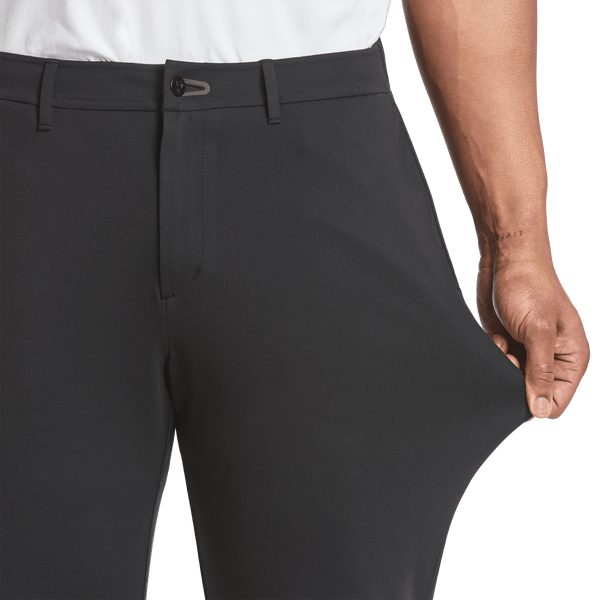 Black Gamechanger 5 Pocket Pant Stretch Detail Angle.