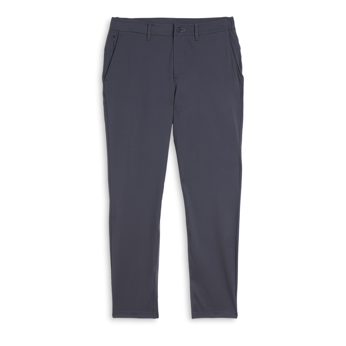 Stone Grey Gamechanger 5 Pocket Pant Flat Lay Angle.