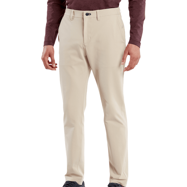 Taupe Gamechanger 5 Pocket Pant Front Angle.