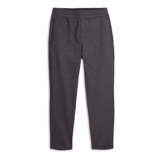 Men's Heather Charcoal Gamechanger Rec Pant Flat Lay Angle.