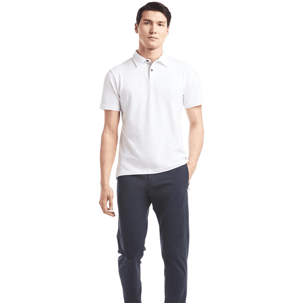 Men's Navy Gamechanger Rec Pant Front Full Body Angle.