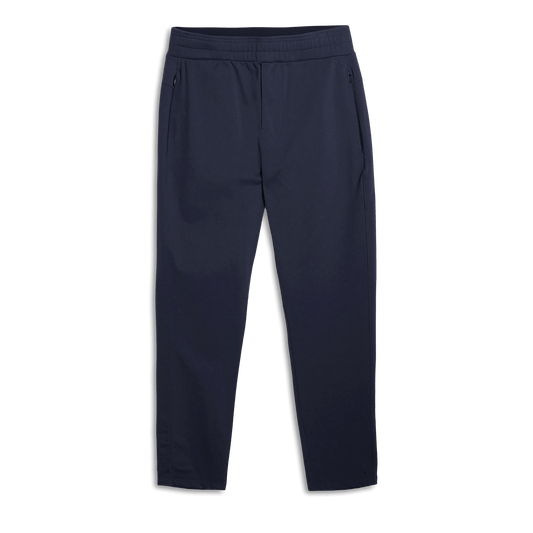 Men's Navy Gamechanger Rec Pant Flat Lay Angle.