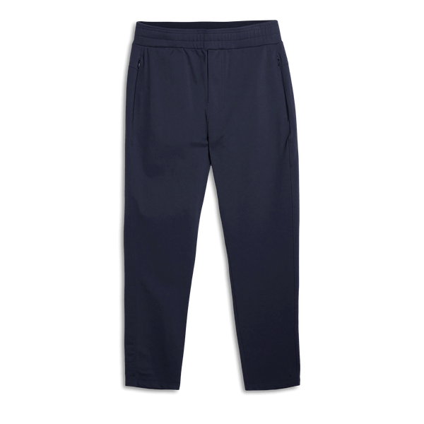 Men's Navy Gamechanger Rec Pant Flat Lay Angle.
