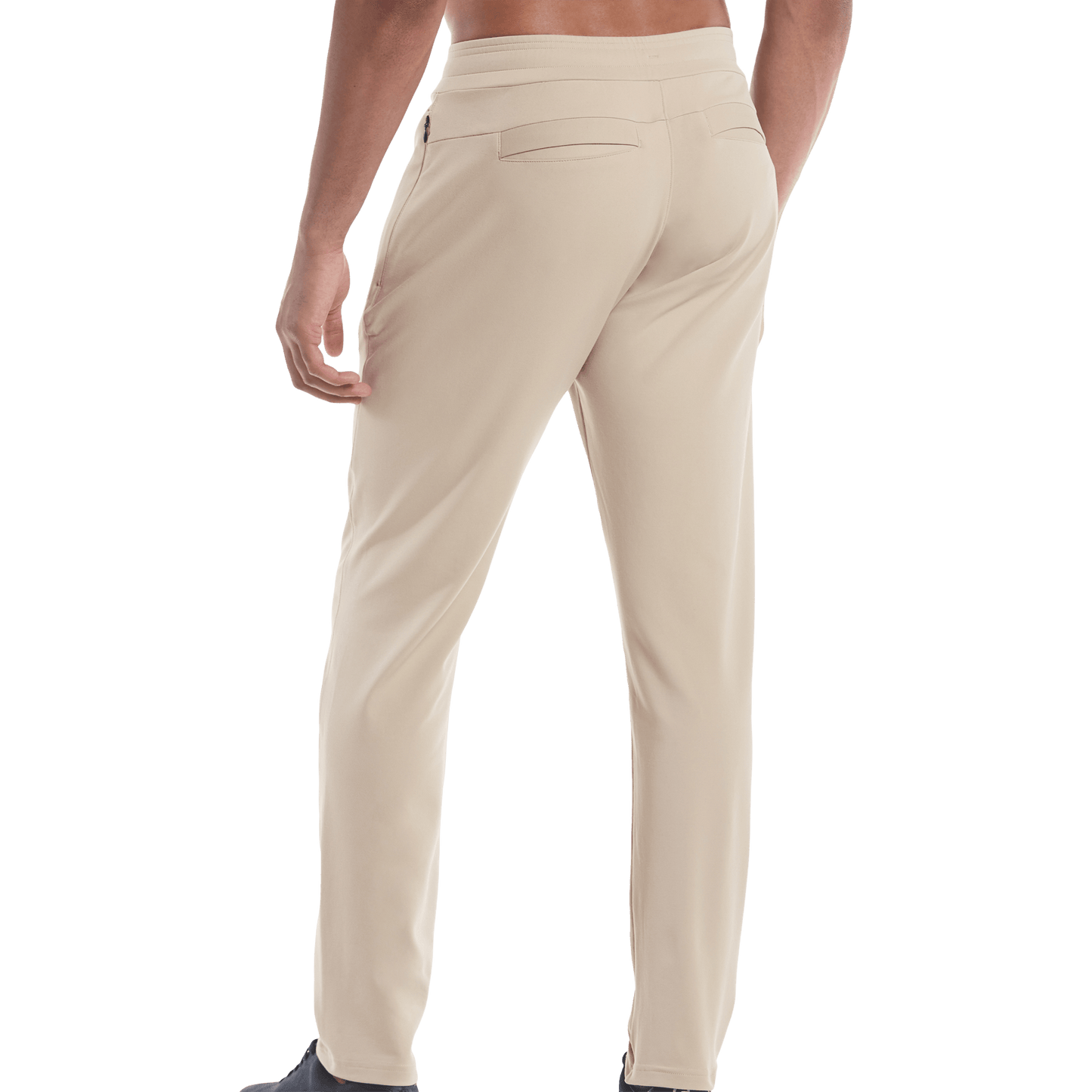 Men's Taupe Gamechanger Rec Pant Back Angle.