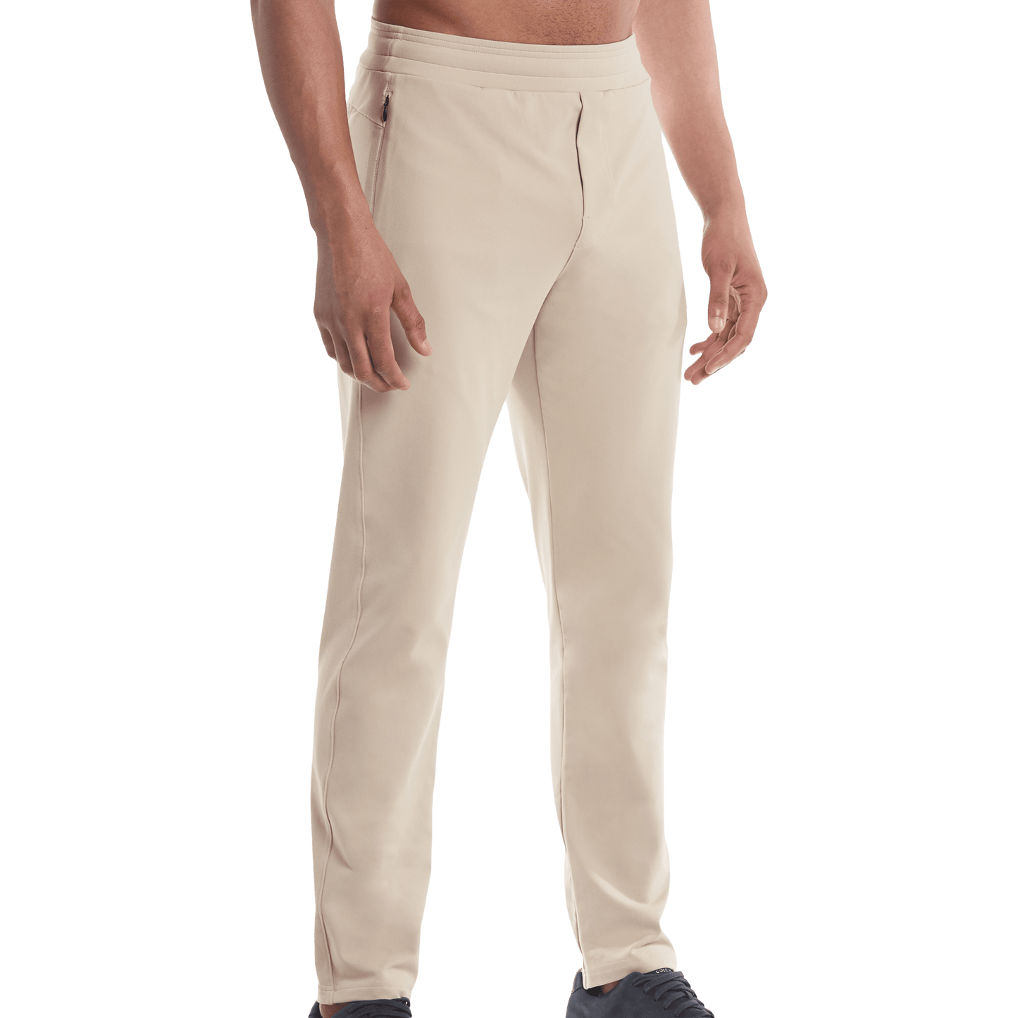 Men's Taupe Gamechanger Rec Pant Front Angle.