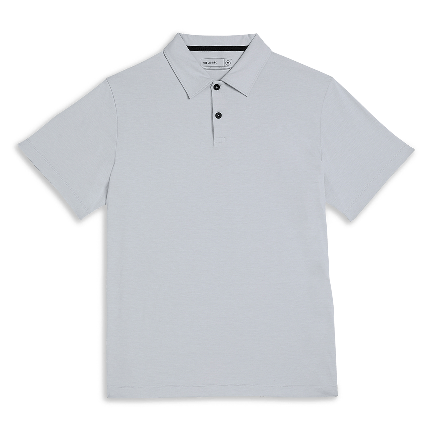 Men's Platnium Adapt Polo Shirt Flat Lay Angle.