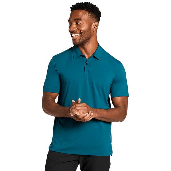 Men's Ocean Adapt Polo Shirt Front Angle.
