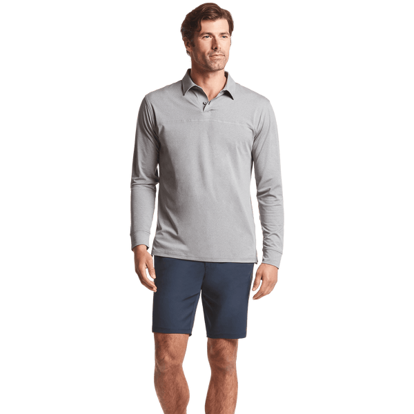 Navy Dealmaker Short Front Full Body Angle.