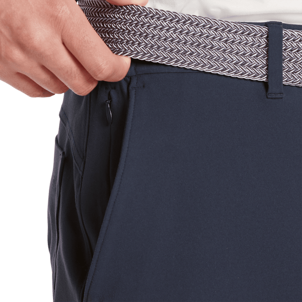 Men's Navy Gamechanger 5 Pocket Short Pocket Detail Angle.