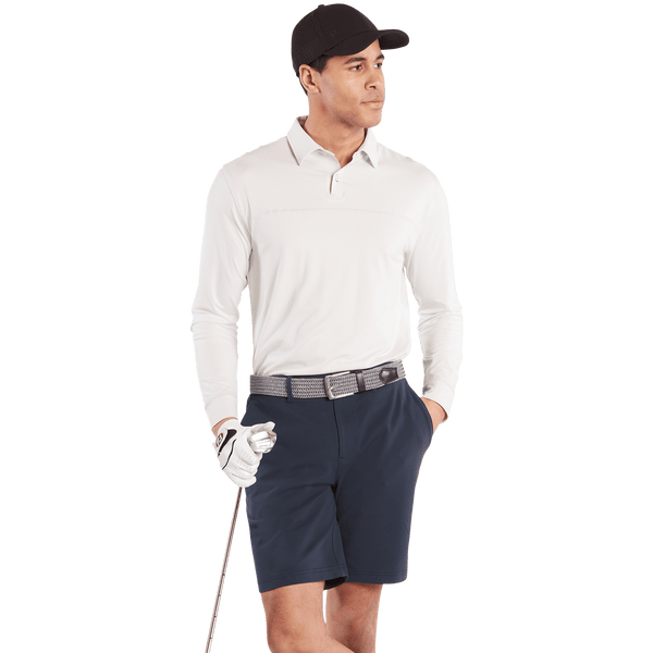 Men's Navy Gamechanger 5 Pocket Short Front Full Body Angle.