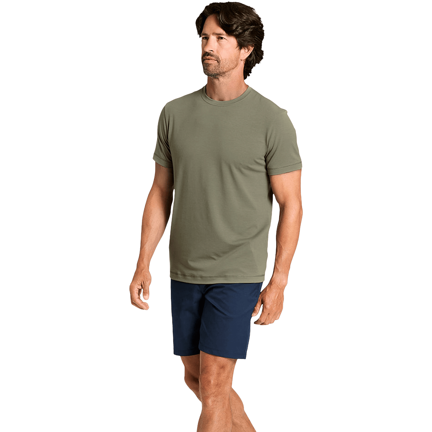 Men's Cypress Adapt Tee Shirt Front Full Body Angle.