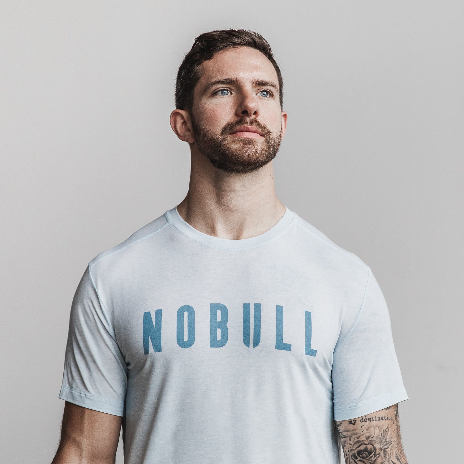 NOBULL Men's NFL Combine Charcoal T-Shirt