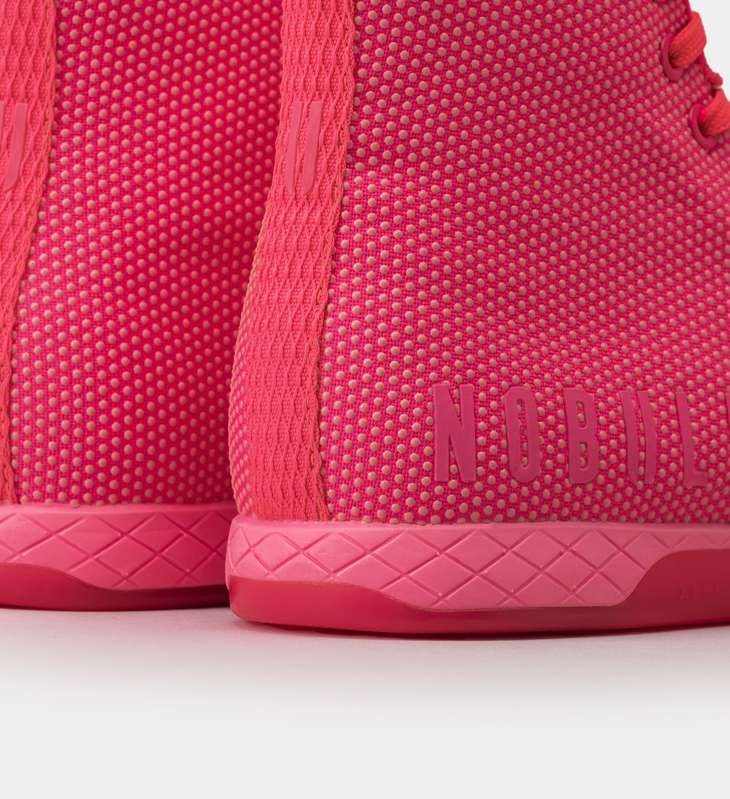 Men's Neon High-Top Trainer | NEON PINK | NOBULL