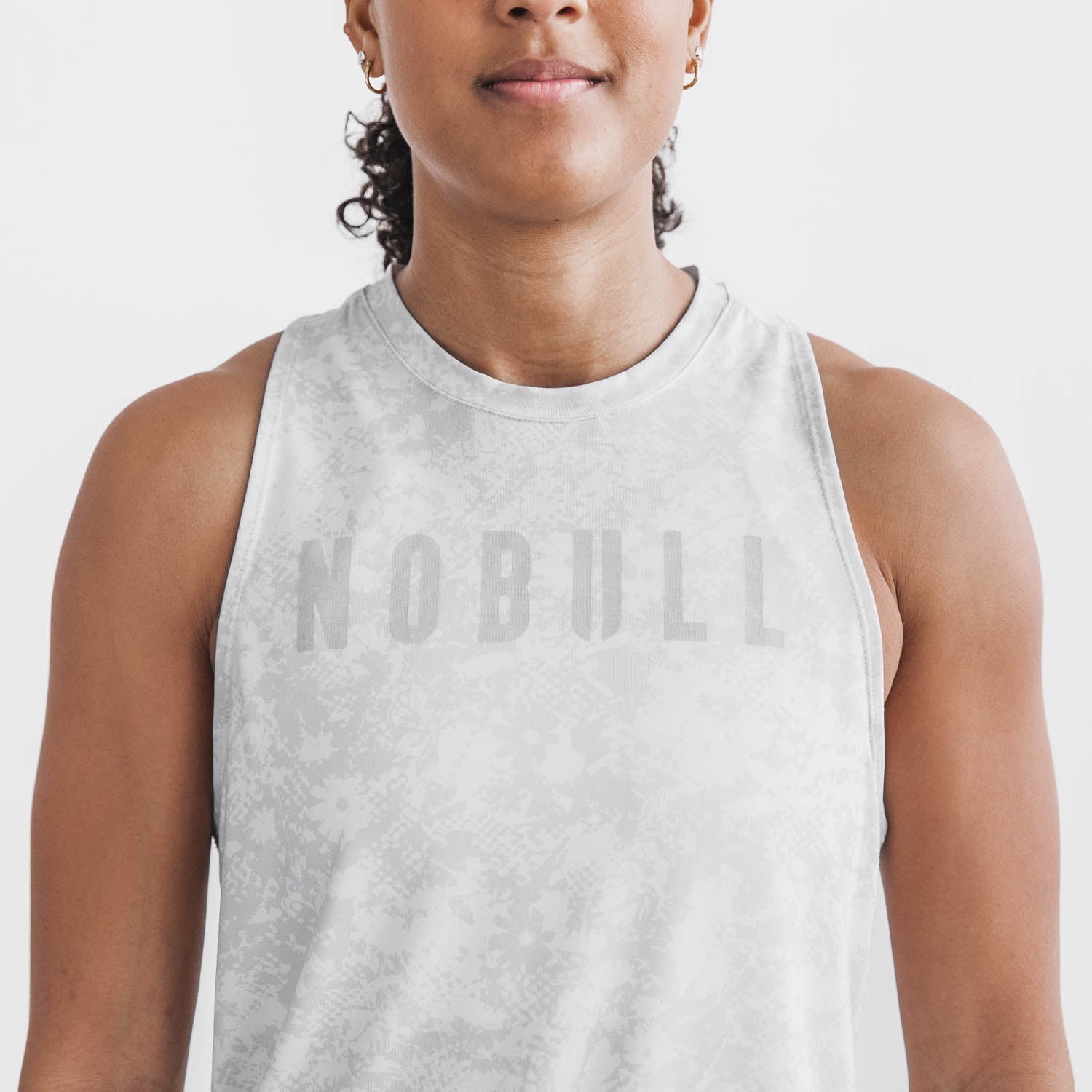 NOBULL - Women's NFL Combine High-Neck Tank - White - Size Large