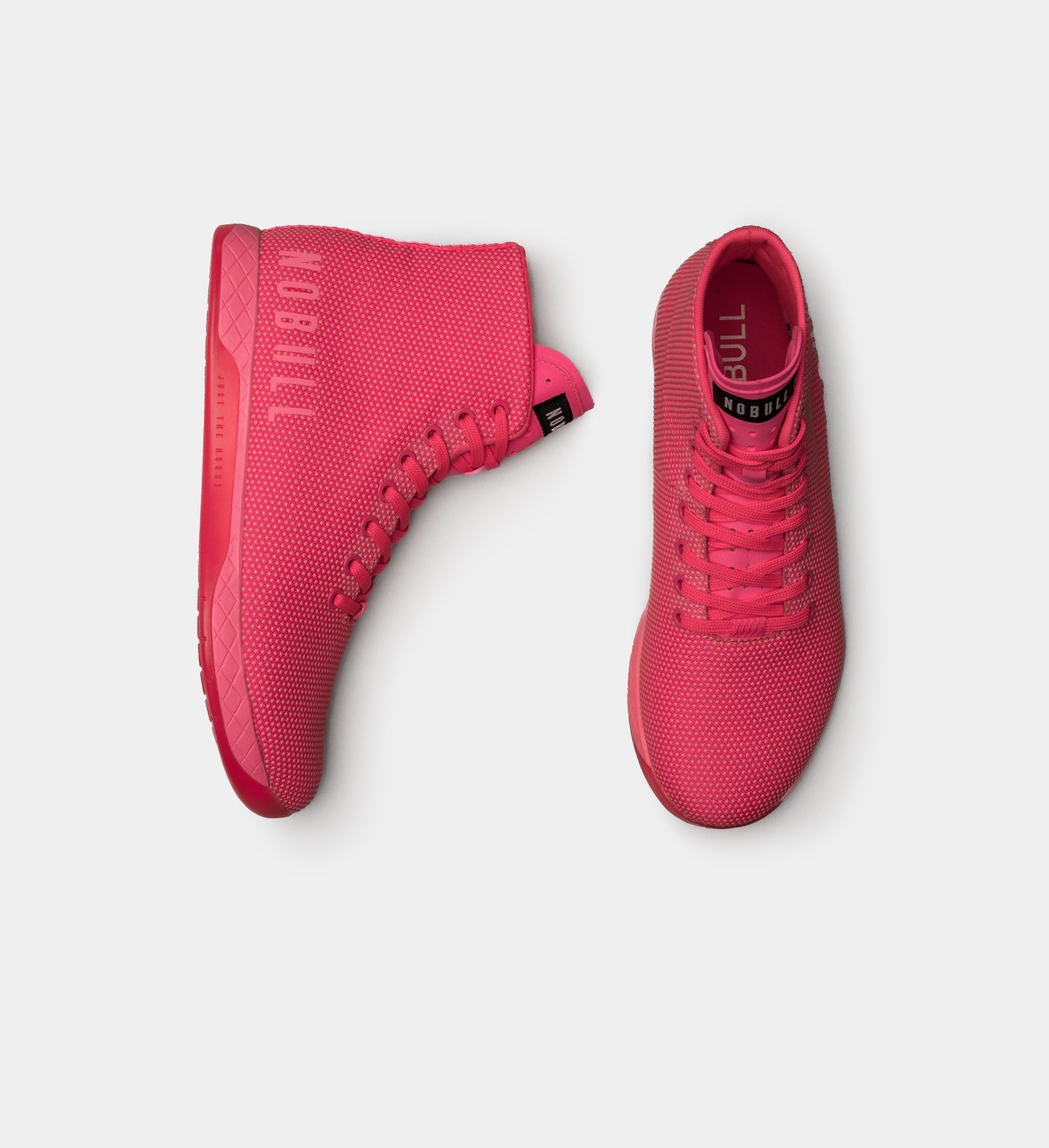 Men's Neon High-Top Trainer | NEON PINK | NOBULL