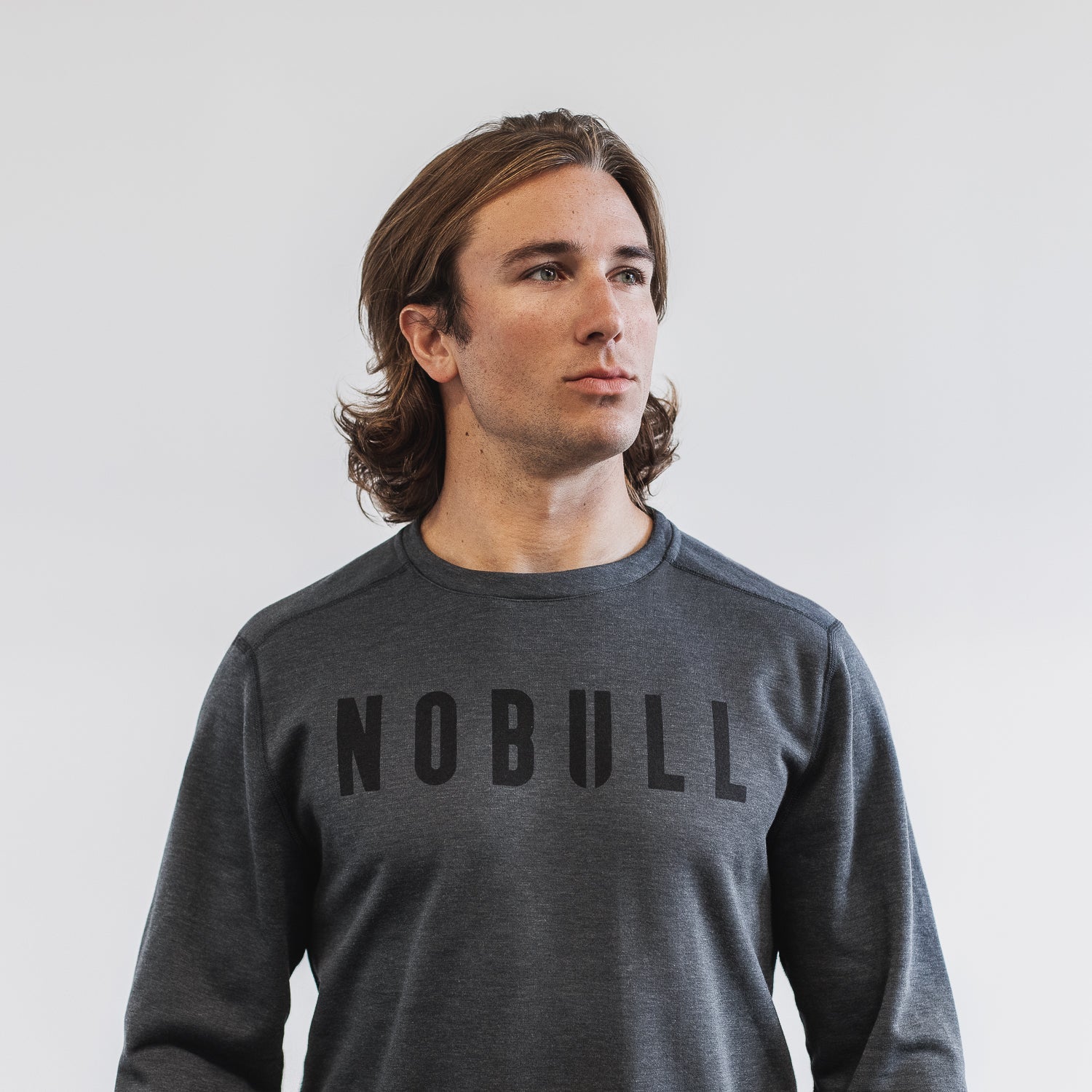 NOBULL Men's NFL Combine Charcoal T-Shirt