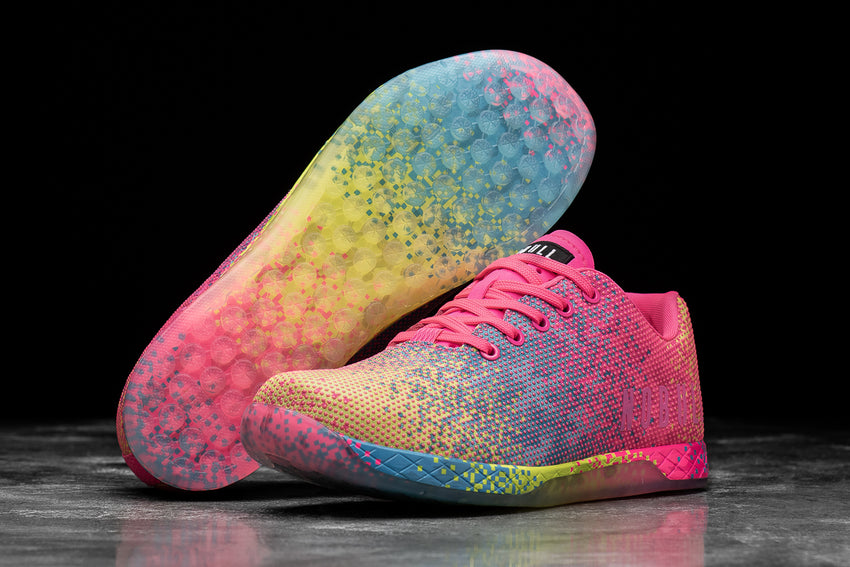 WOMEN'S NEON PINK GLITCH TRAINER | NOBULL